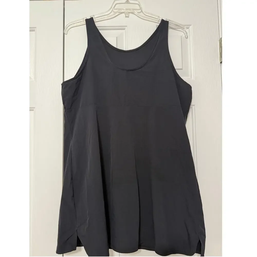 Women's Nike Dry Fit Bliss Black 2 in 1 Training Dress, Size XXL